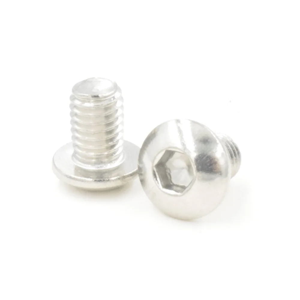 M8 Bolt Button Head Socket Screw 304 Stainless Steel M8*(10/12/16/20/25/30/35/40) mm 10pcs |