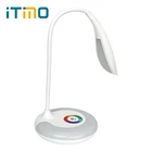 Настольная лампа ITimo, перезаряжаемая, сенсорная, светодиодная настольная лампа с регулируемой яркостью, USB-зарядка, гибкая лампа для чтения, офиса, учебы