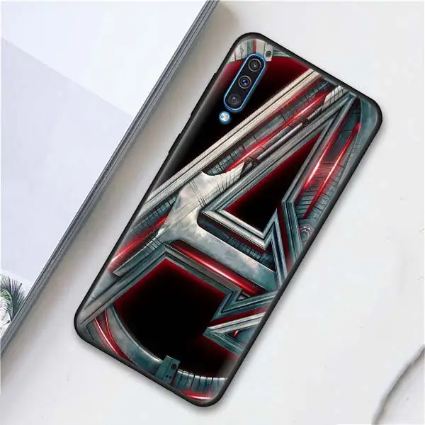 014 Ironman Marvel Мстители Супергерои мягкие чехлы для телефонов samsung Galaxy A6 A7 A8 Plus A9 A10 A20 A30 A40 A50 A70 M30 M20 черный C - Цвет: 014