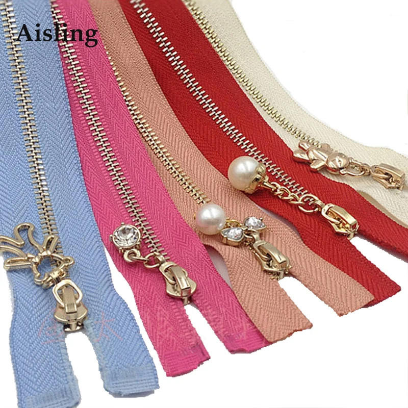 Aisling высококачественная металлическая молния высокого качества открытые молнии