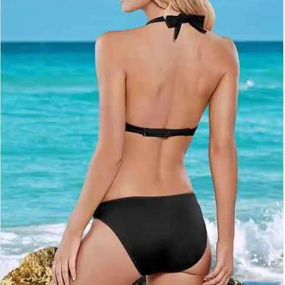Летний купальник бикини женская пляжная одежда 2 предмета бандаж плавательный
