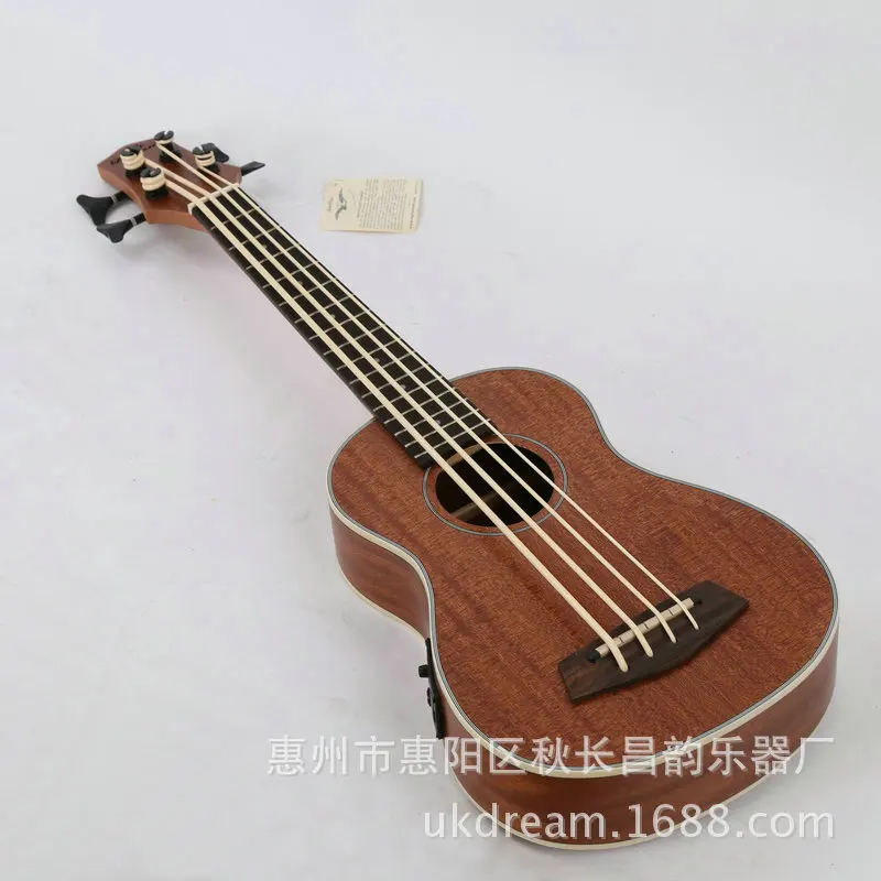 30 дюймов uku Mini Electrica Гавайская гитара 4 струны для бас-гитары Музыкальные инструменты полная Sapele Ретро Закрытая ручка гитара