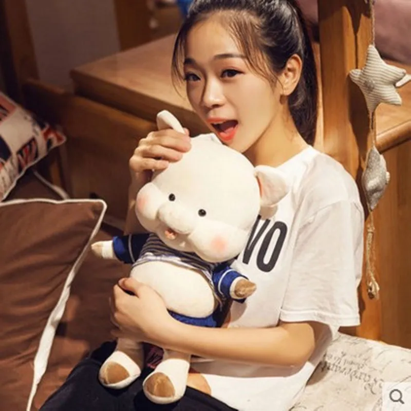 

adorable Piggy toy Pig Doll Stuffed Plush Toys Decoration Animals Soft Dolls Cute Cartoon pig gift for kids