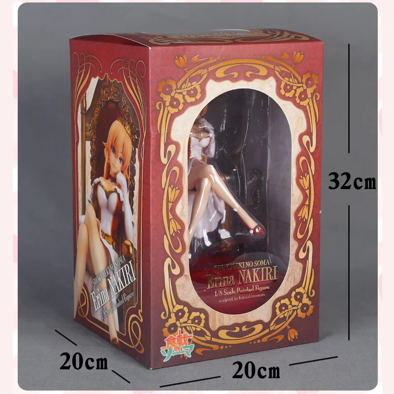Shokugeki Нет Сома Ерина Nakiri 1/8 полного Сексуальная ПВХ фигурка принцессы версия