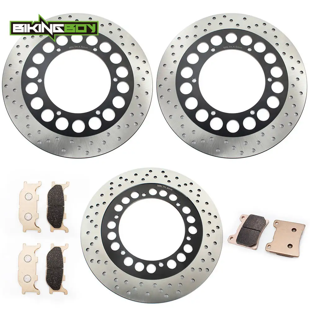 Передние и задние тормозные диски BIKINGBOY XVS 1100 V Star Custom 00 08 XVS1100 A Classic 2004 2005 2006 2007