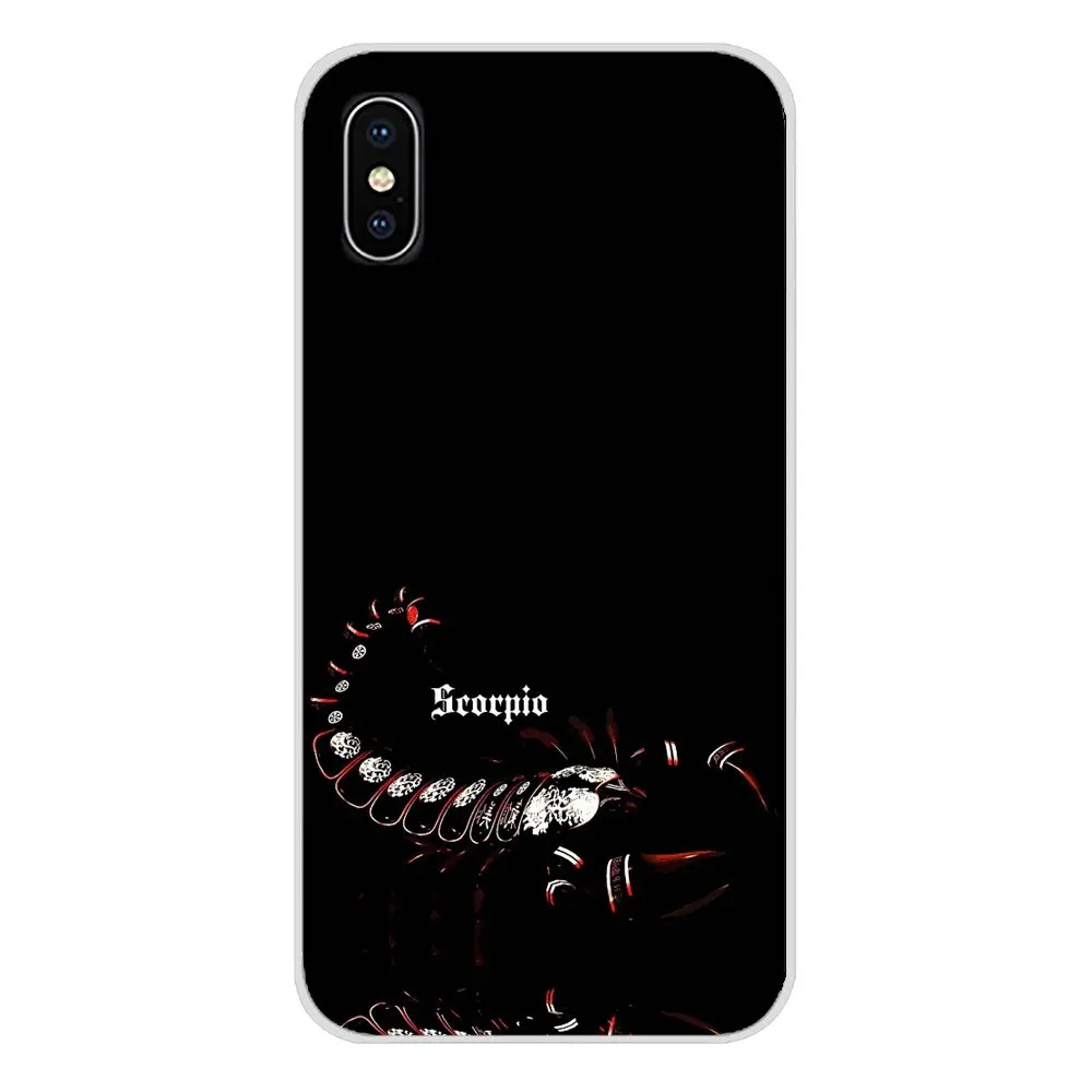 12 созвездия Зодиака Скорпион Знаки для Nokia 2 3 5 6 8 9 230 3310 1 7 Plus LG Q6 X Power TPU Shell чехлы |