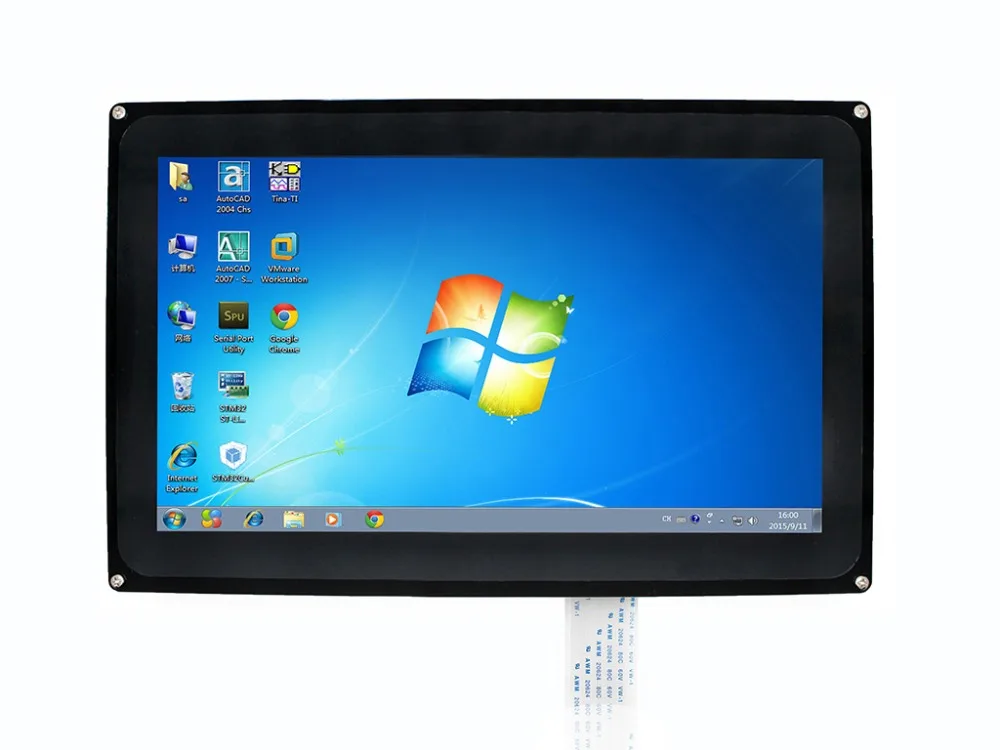 Waveshare 1024x600 10 1 дюйма HDMI LCD (H) емкостный сенсорный экран для Raspberry Pi BB Black Windows Multi mini-PCs