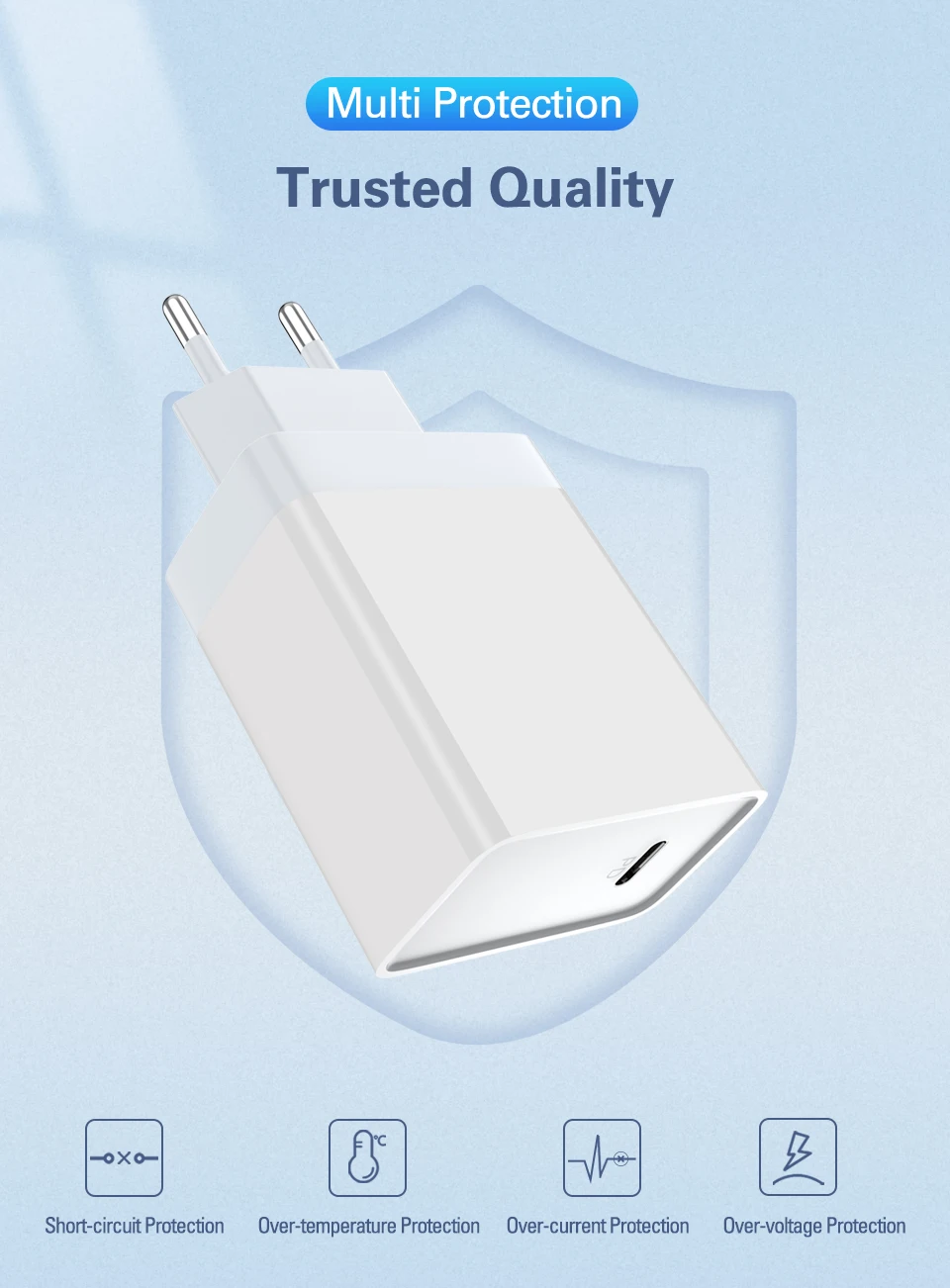Coolreall 18W PD Быстрое зарядное устройство USB Быстрая зарядка 3.0 Зарядное устройство USB Type C для iPhone 8 X XS XR PD Зарядное устройство для Huawei Samsung Зарядное устройство