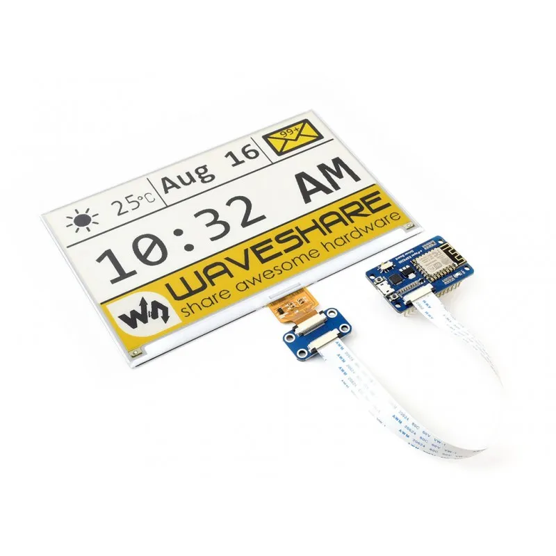 Универсальная плата драйвера электронной бумаги с Wi Fi SoC ESP8266 поддерживает все