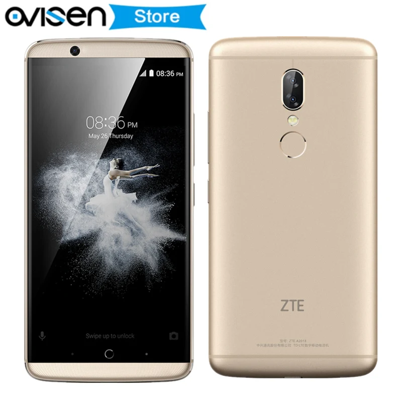 Оригинальный Смартфон zte Axon 7 s Snapdragon 821 4 Гб ОЗУ 128 г ПЗУ 20.0MP 5 дюйма 2 K экран 3400 мАч HIFI