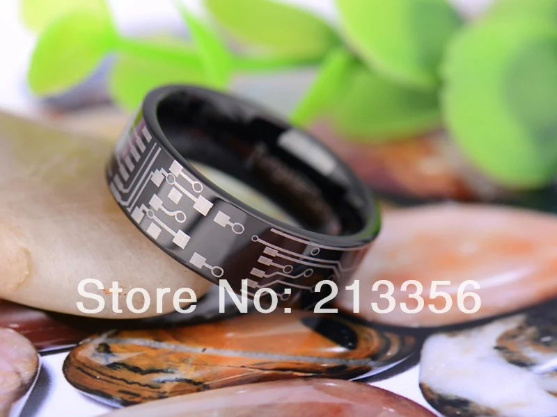 Дешевая цена Бесплатная доставка 2013 США Горячая продажа 8 мм блестящая черная