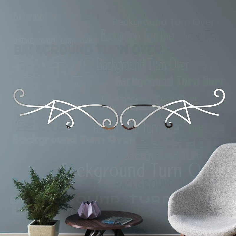 Ретро декоративные 3D зеркальные наклейки на стену изголовье дверная плитка для