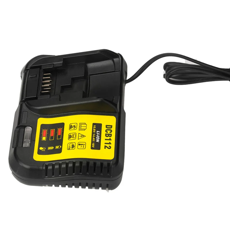 DCB112 литиевая батарея зарядное устройство для Dewei DeWalt 14,4 V/18 V/20 V Быстрая зарядка