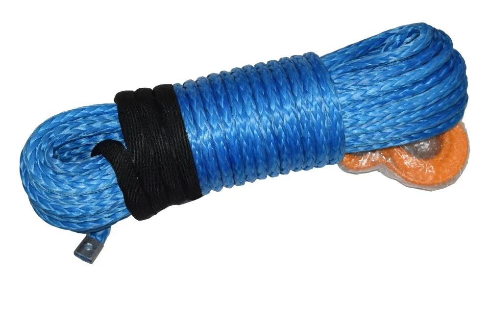 

Blue 12mm*30m Synthetic Winch Rope,Off Road Rope,ATV Winch Cable, Winch Cable