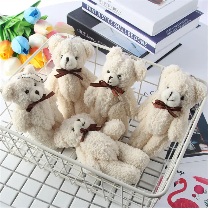 13 5 см Kawaii молочный Брелок Плюшевый Медведь плюшевая игрушка кукла подвеска