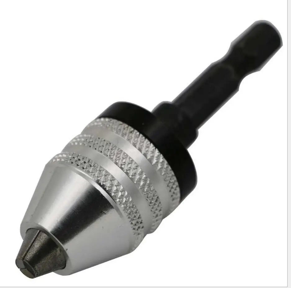 white chuck Pole Prostormer зажимной мини-патрон dremel патроны 0,3-6,5 мм БЕСКЛЮЧЕВОЙ патрон для дрели адаптер 1 шт. Электрические шлифовальные патроны Аксессуары для инструментов - Color: white chuck Pole