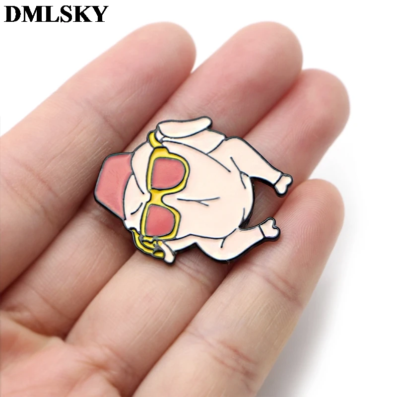 DMLSKY Friends ТВ шоу Турция брошь мультфильм эмаль шпильки для женщин мужчин рюкзак