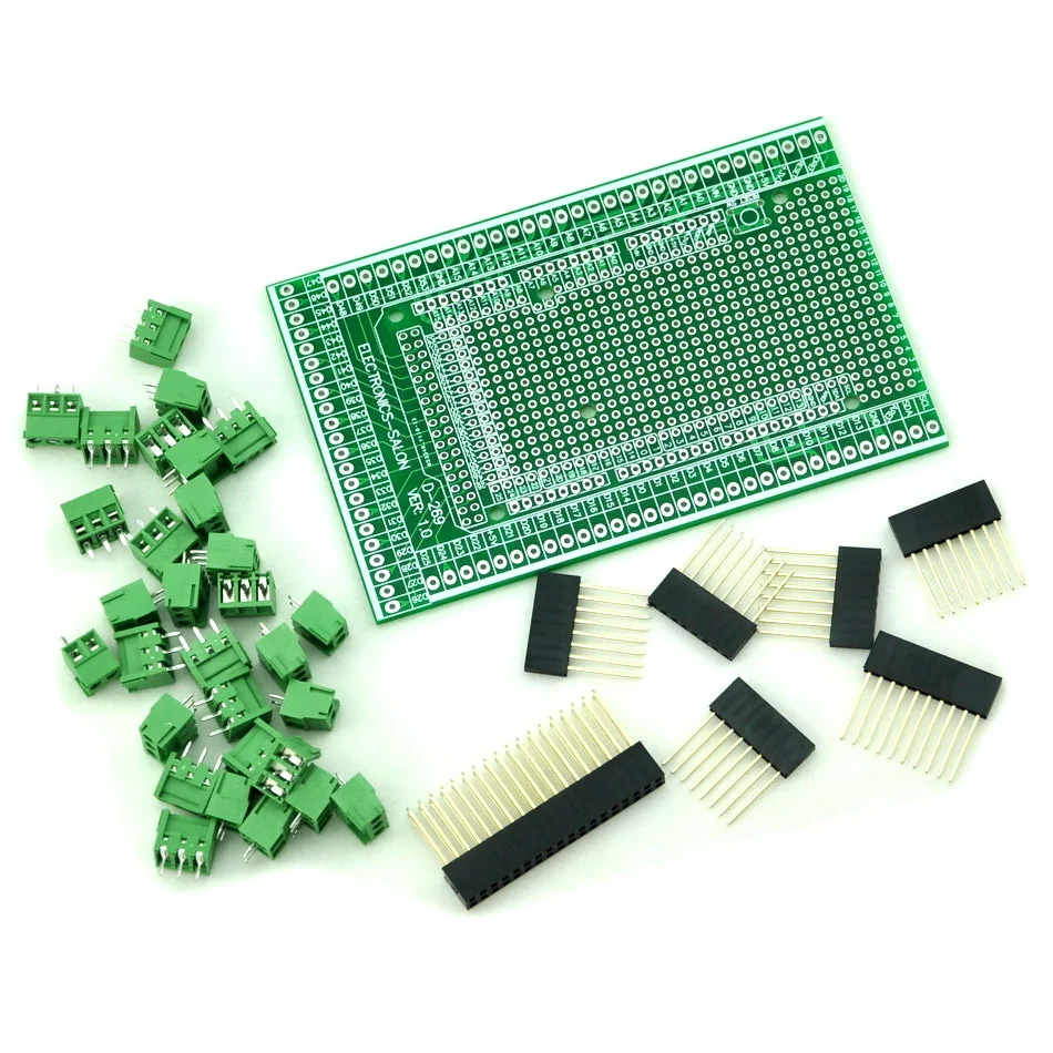 Прототип винт/Клеммная колодка щит комплект для MEGA 2560 R3.|terminal block|screw terminal blockkit kits |