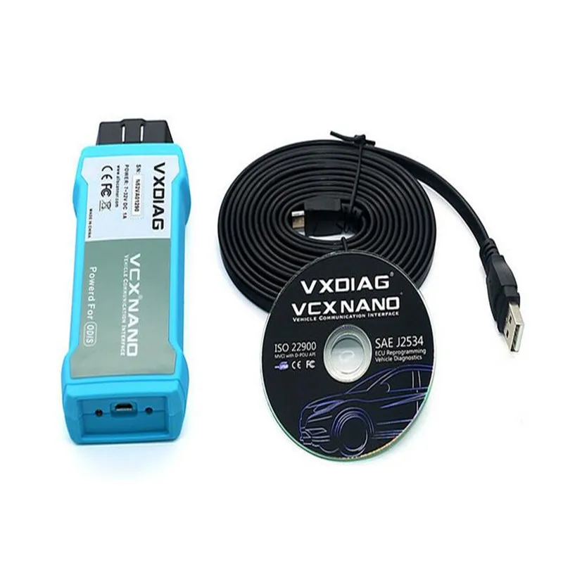 Горячая новинка оригинальный VXDIAG VCX NANO 5054 нм ODI V3.03UDS протокол и многоязычная