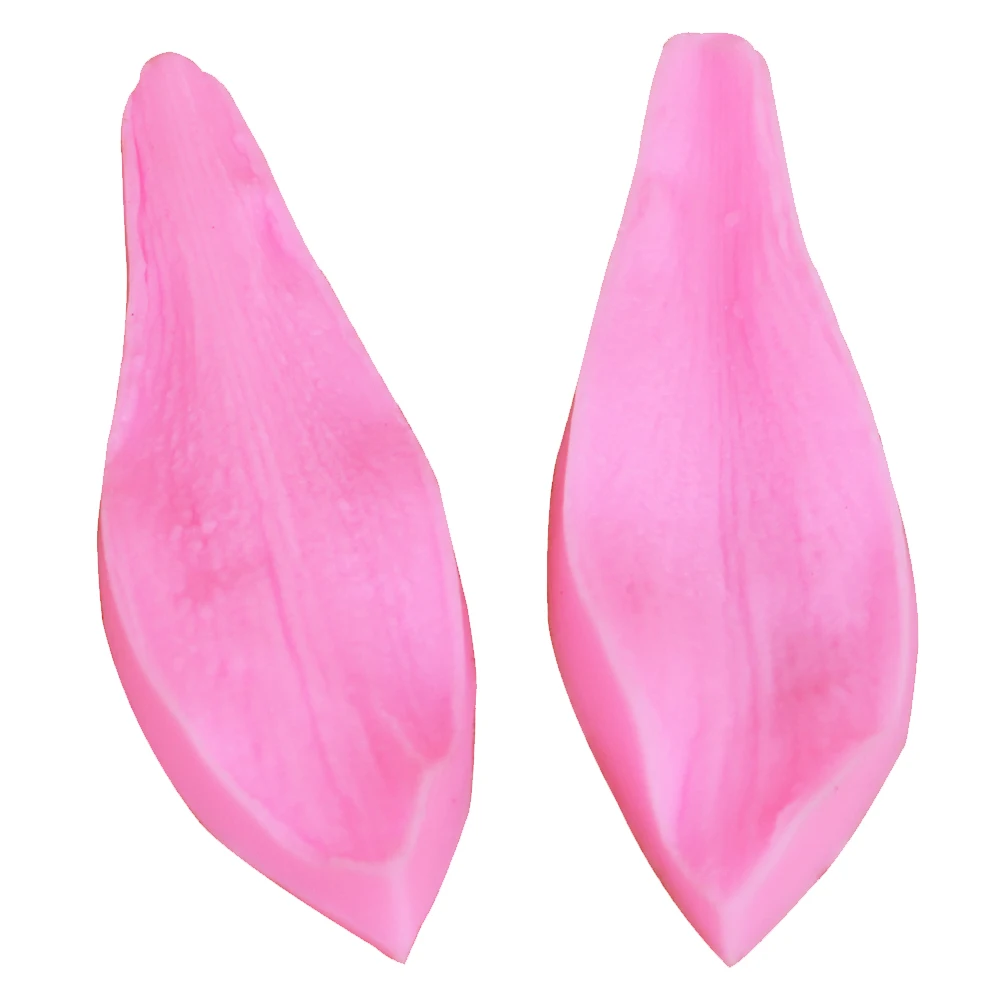 20 шт./компл. цветок Лилия лепесток помадка силиконовые формы для украшения торта