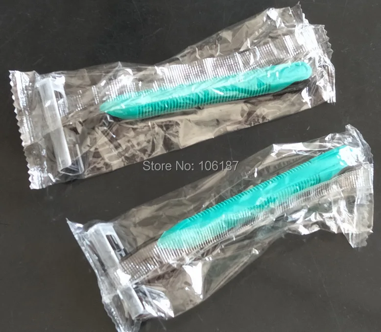 100 шт. одноразовые бритвенные лезвия для мужчин путешествий и отелей | Красота