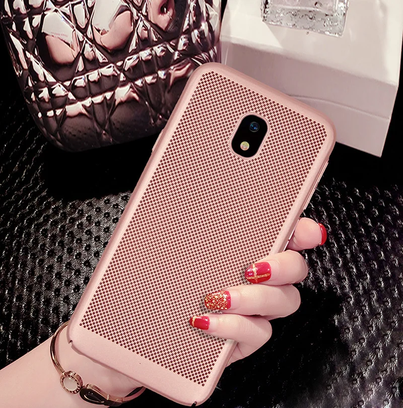 YueTuo чехол для samsung galaxy j3 j5 j7 PRO 2017 j330 j530 j730 воздухопроницаемая Тепловая сетка с