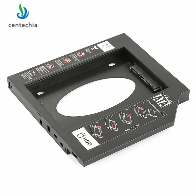

Centechia universal SSD solid state drive holder Ultra thin Notebook PC Laptop SATA Hard Disk Drive Optical Bay CD Driver Slot
