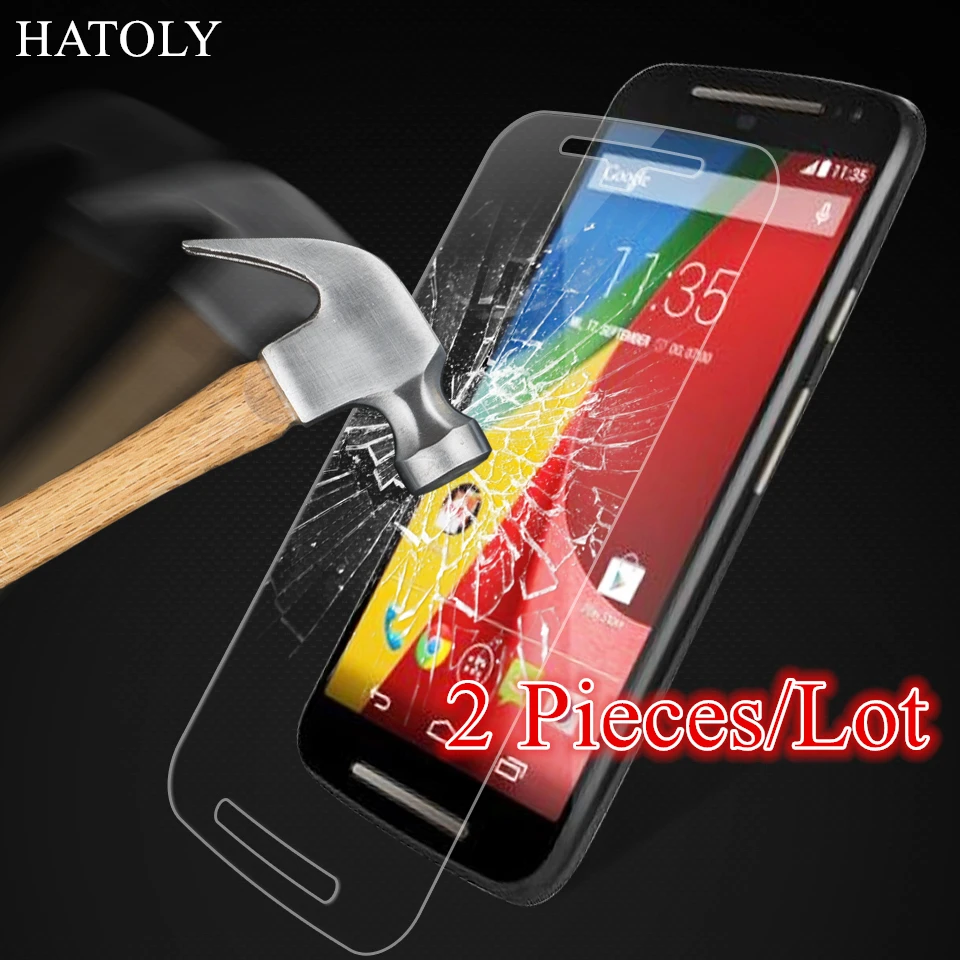 Для Motorola Moto G2 закаленное стекло для Защитная пленка экрана тонкая XT1063 XT1068