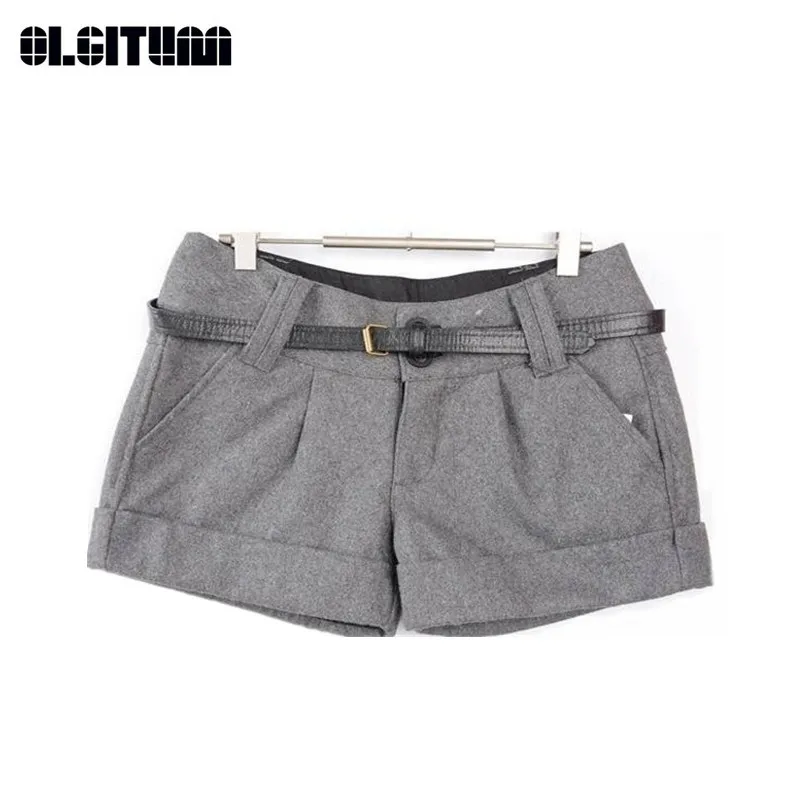 Новый Для женщин Шорты для Turn прямо осень/зима верхняя одежда модные