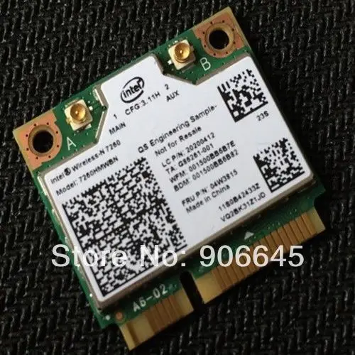 Intel 04W3815 7260HMWBN 7260 7260hmw bn беспроводная Wi Fi wlan N мини pcie карта для Ibm Lenovo thinkpad|wifi ethernet