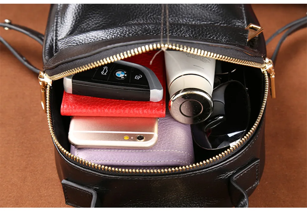 Новинка 2016 высококачественный Женский рюкзак из натуральной воловьей кожи