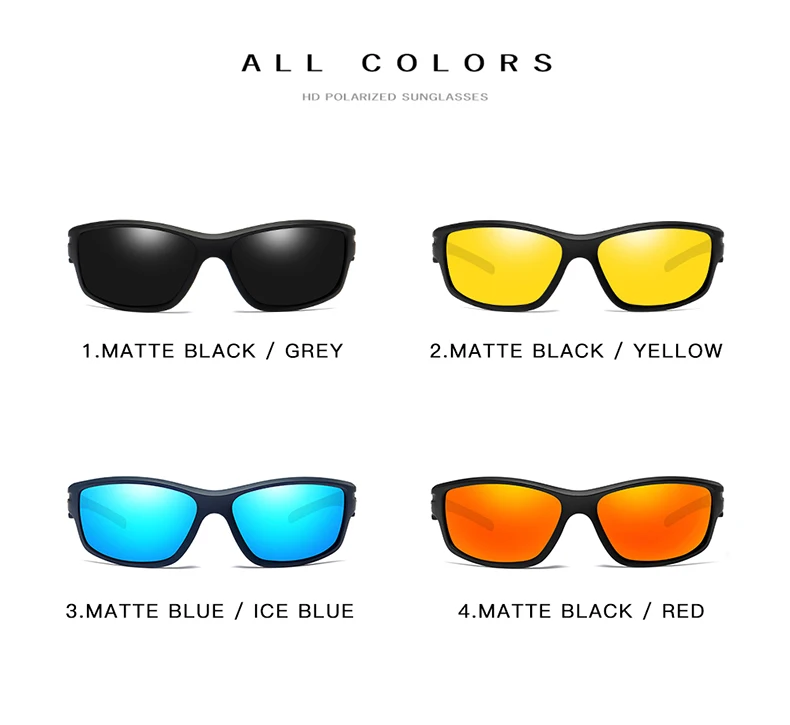 Brand Sunglasses Men Polarized Fashion Male Eyewear 2019 New Sun Glasses For Driving Oculos Gafas De Sol | Аксессуары для одежды