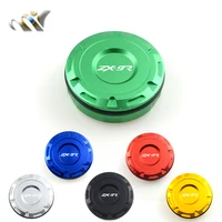 motorcycle cnc front brake fluid reservoir cover cap for kawasaki zx 9r zx9r zx 9r 2002 2003