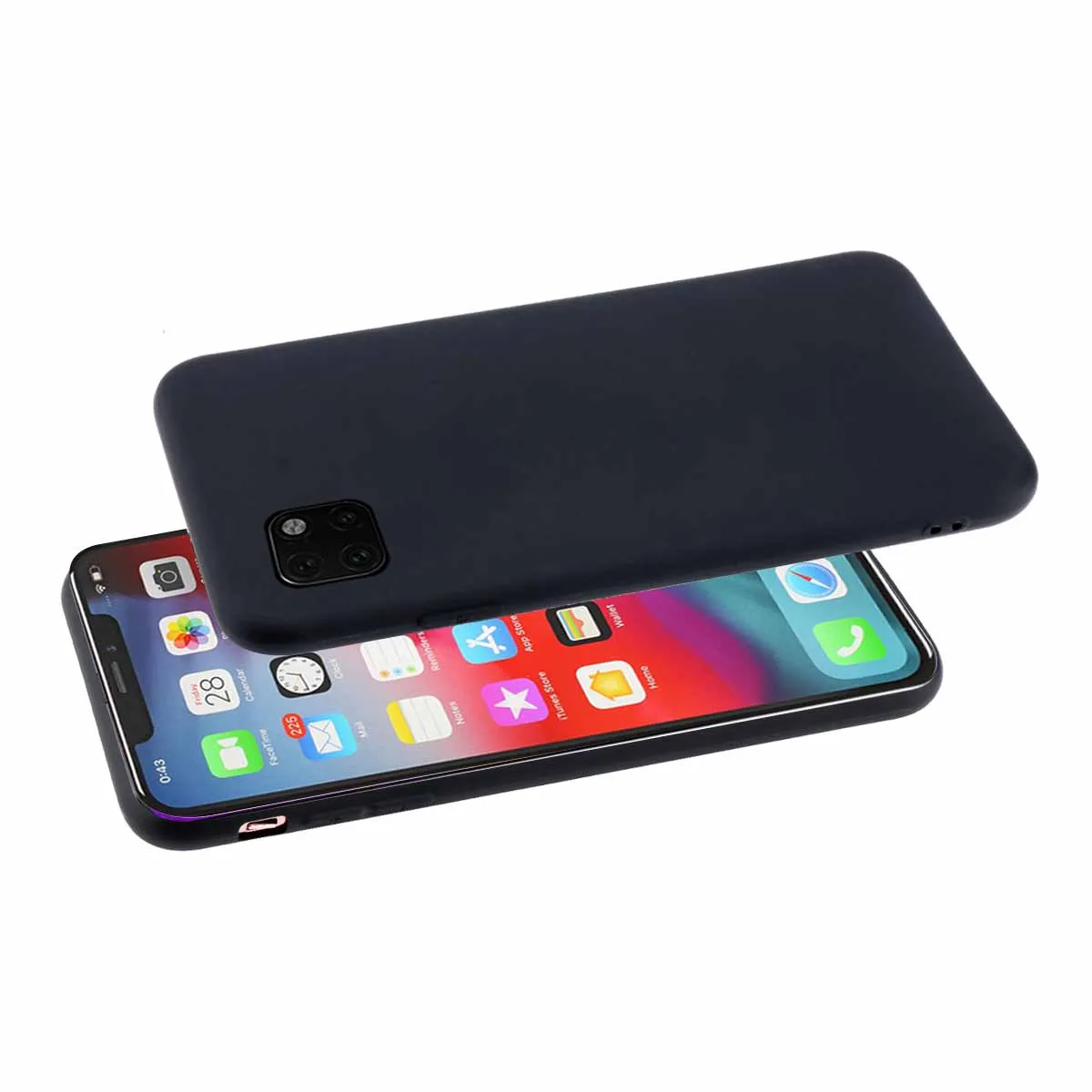 Чехол для iPhone 11 Pro Max 2019 мягкий силиконовый тонкий Матовый ТПУ чехол ярких цветов XI