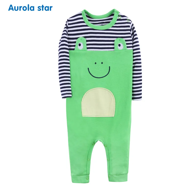 Комбинезоны для маленьких мальчиков и девочек из хлопка цельные комбинезоны с