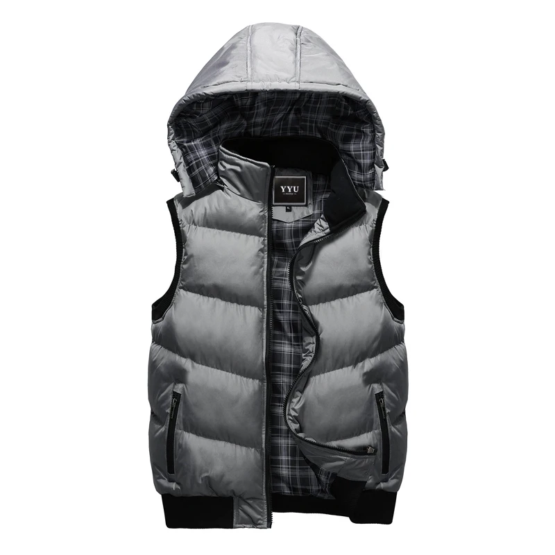 Новинка 2017 брендовый зимний жилет модная верхняя одежда для мужчин повседневный