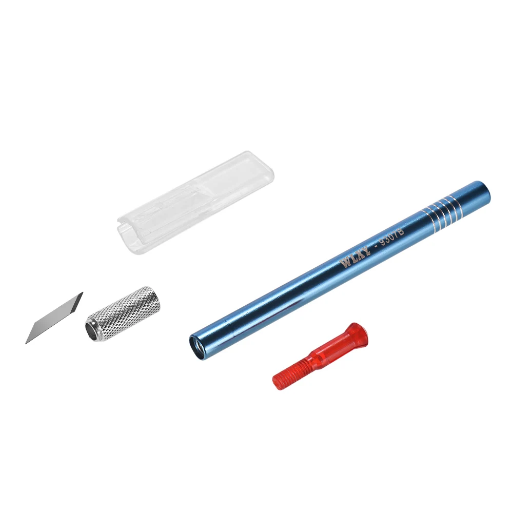 Хобби Ремесло Нож Резьба резак алюминиевая ручка 5 #11 лезвия 10 небольших лезвий