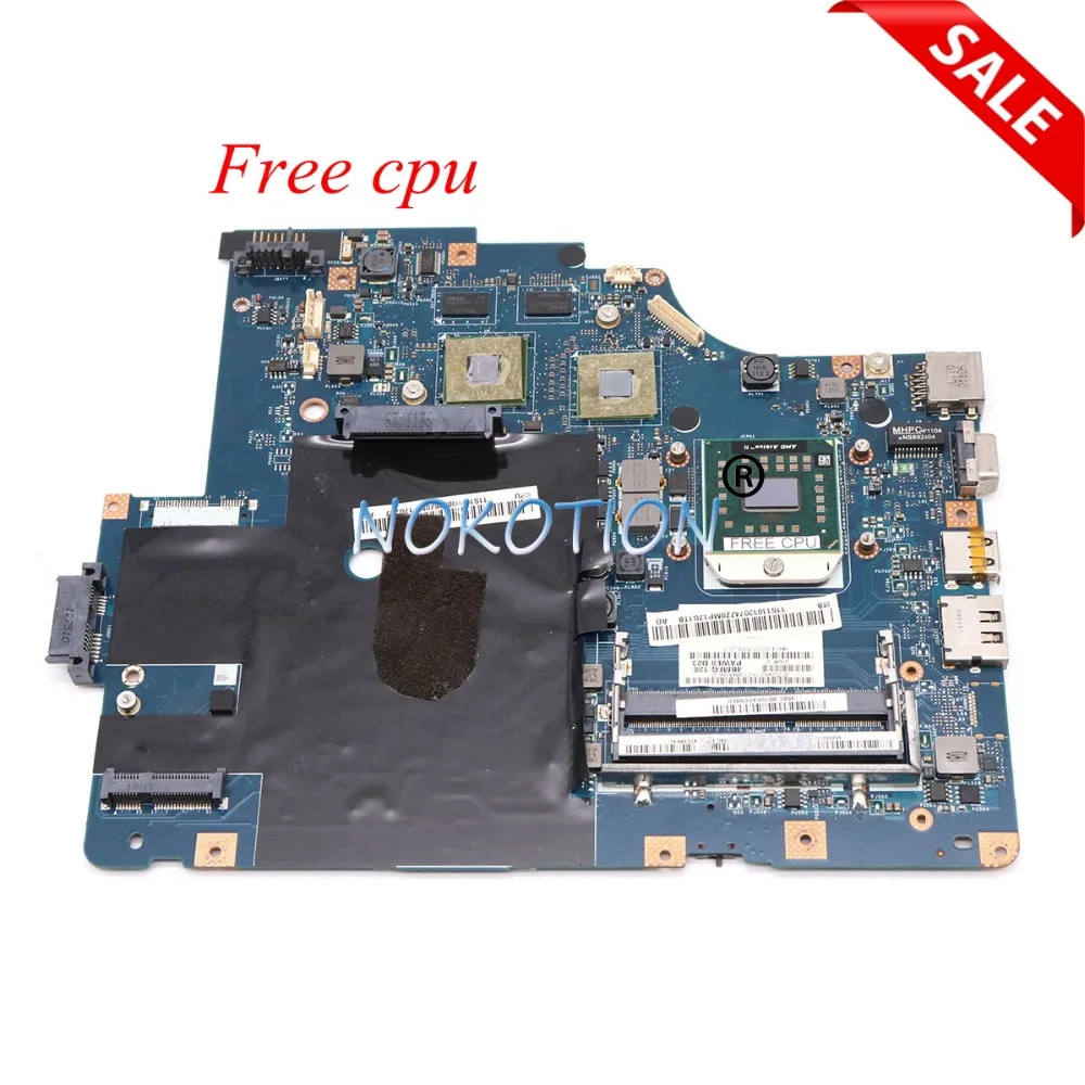 Материнская плата NOKOTION для ноутбука Lenovo материнская G565 Z565 ATI HD5340 DDR3 ЦП бесплатно