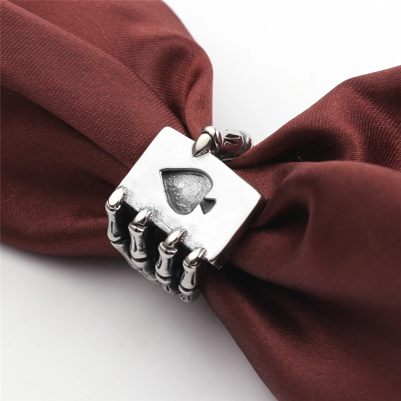 Винтажные мужские кольца готический панк Череп рок эмаль черное масло сплав