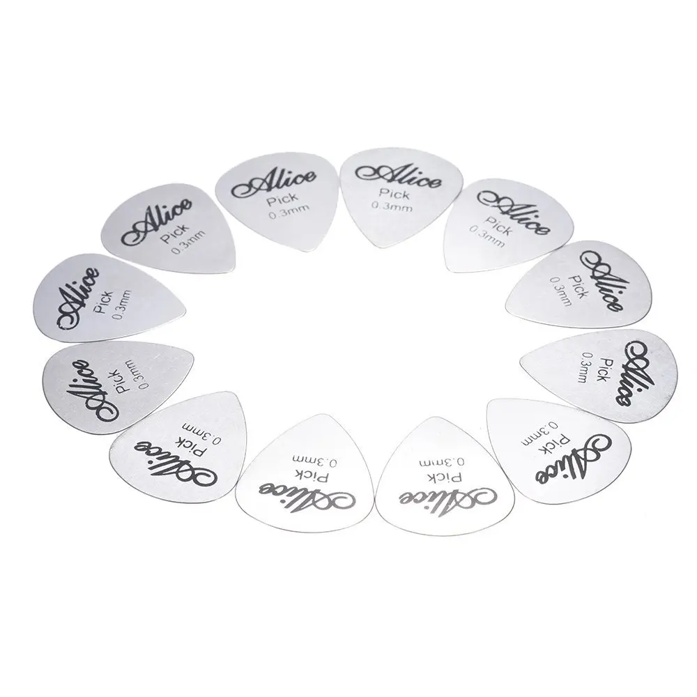 Медиаторы для бас-гитары из нержавеющей стали акустические электрические гитары