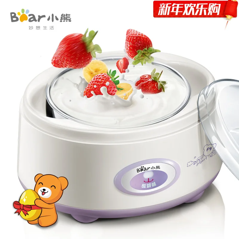 Медведь 220 В автоматизации йогуртов машина sus304 нержавеющая сталь|yogurt maker machine|yogurt