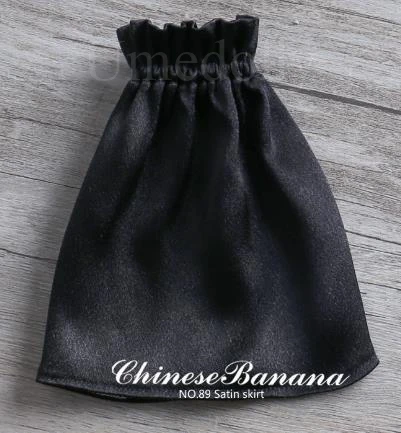 1 skirt Модная Одежда для куклы Blyth, рубашка с рукавом-бабочкой, атласная юбка для Obitsu 24, Azone S, Neoblythe, аксессуары для куклы - Цвет: 1 skirt