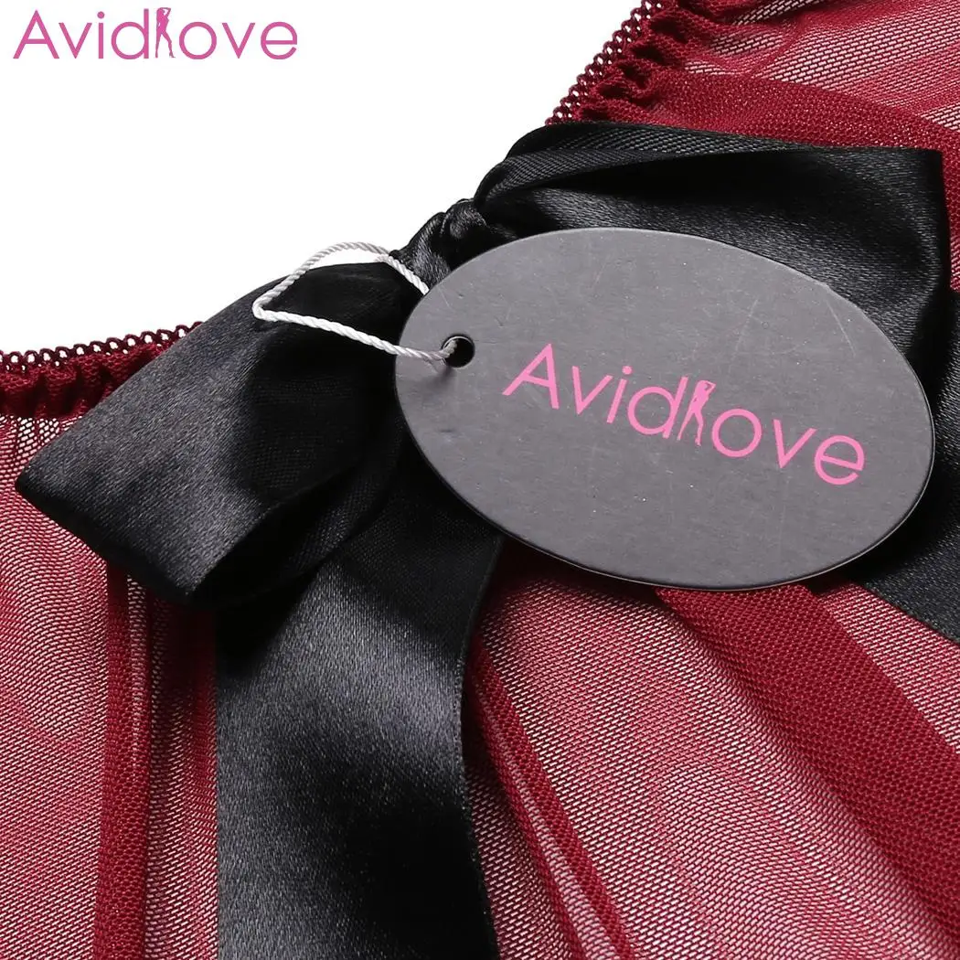 Женское нижнее белье Avidlove кружевное с открытой спинкой|Белье бейбидолл и