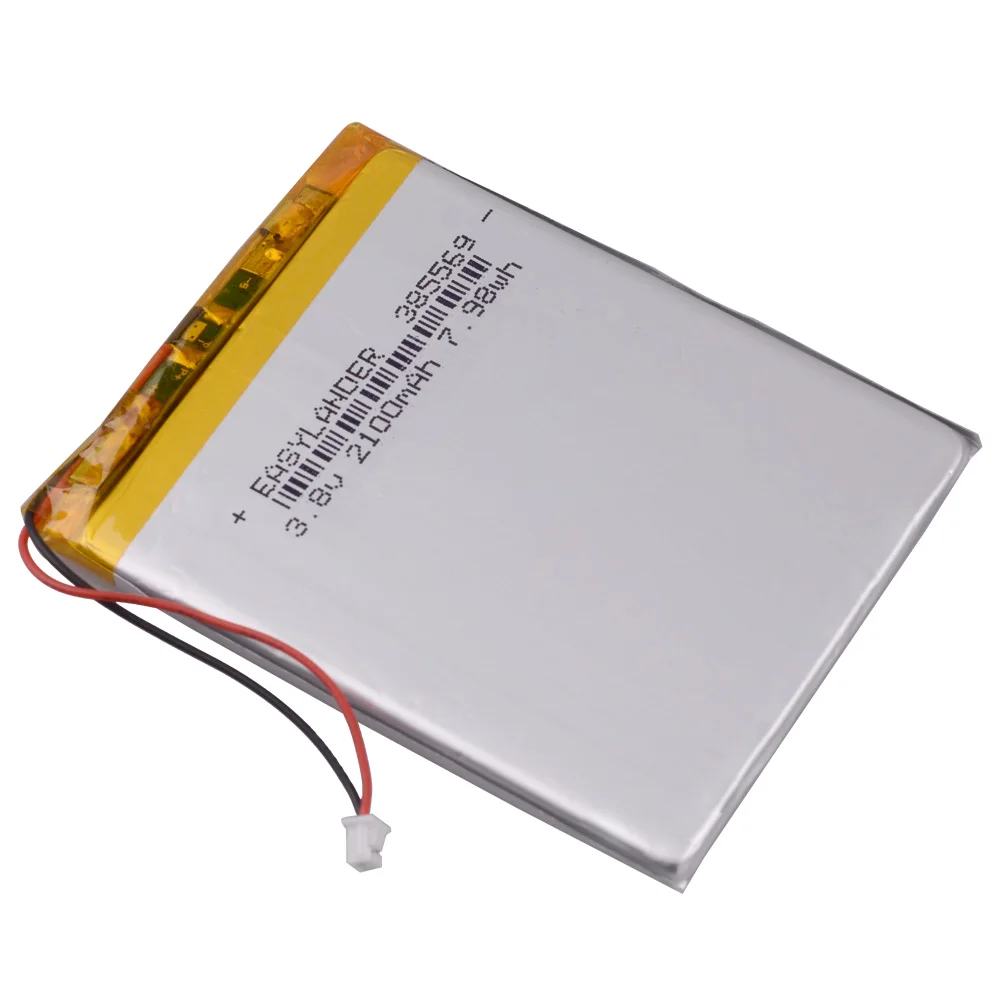 385569 3 8 V 2100mAh литий полимерный ионный аккумулятор для автомобильного