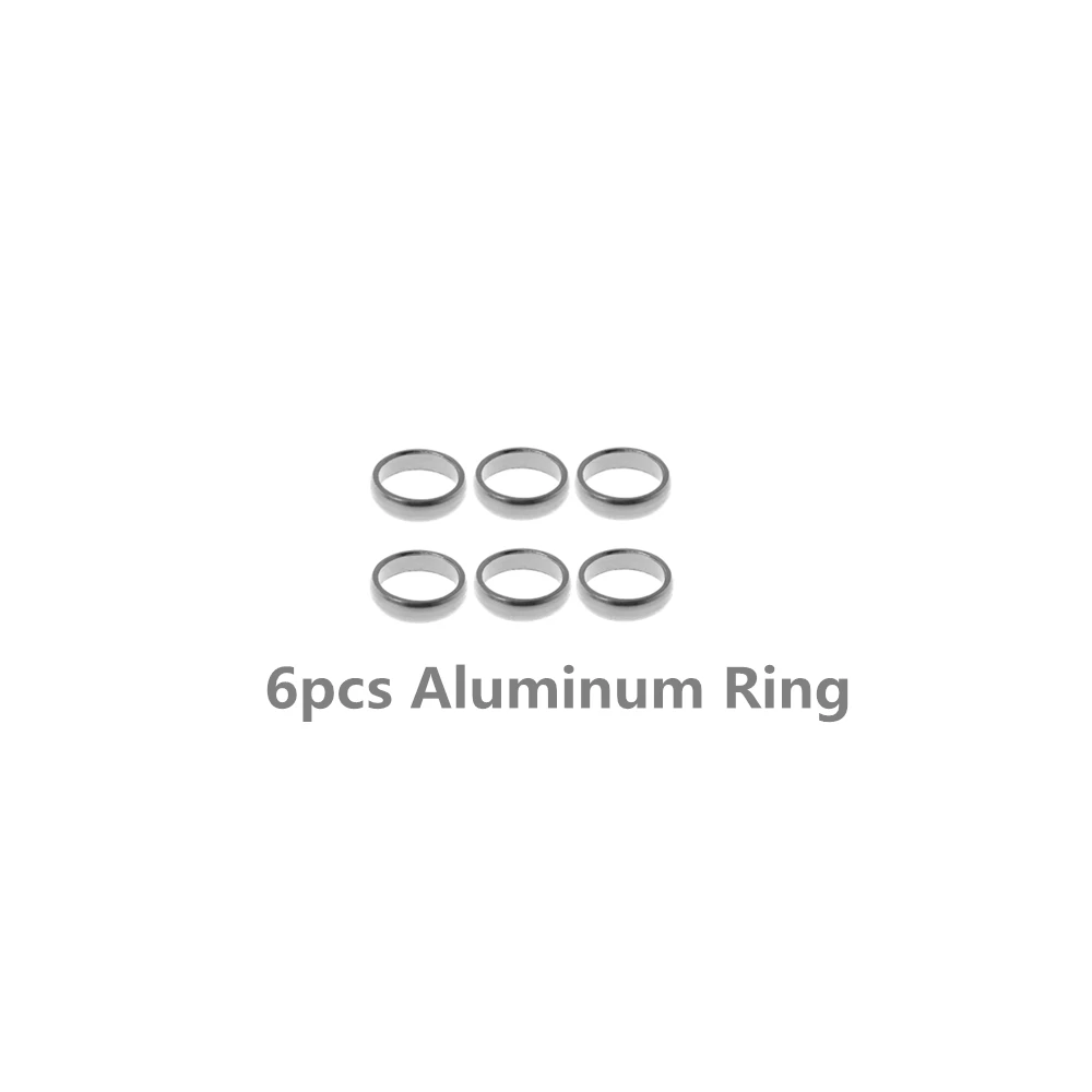6pcs silvery ring Cavalier 6/100 шт Профессиональные Дартс кольцо для нейлона древки для Дартса уплотнительное кольцо стальные аксессуары для игры в дартс синий красный черный фиолетовый серебро - Цвет: 6pcs silvery ring