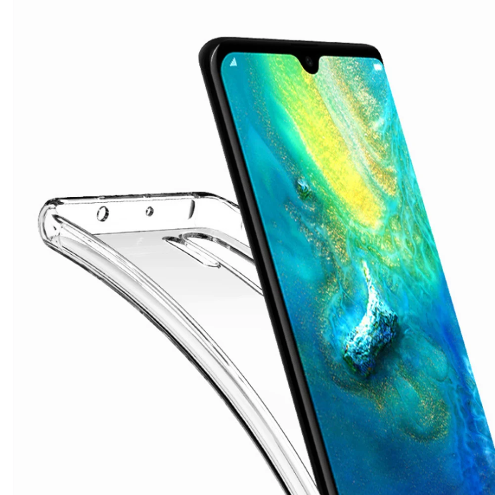 Transparent Silicone Airbag Case for Huawei P30 Pro Soft Full Cover Shell Shockproof Protective Capa Funda |