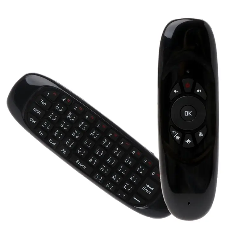 Беспроводная мини клавиатура C120 Fly Air Mouse 2019 ГГц с русской и английской раскладкой