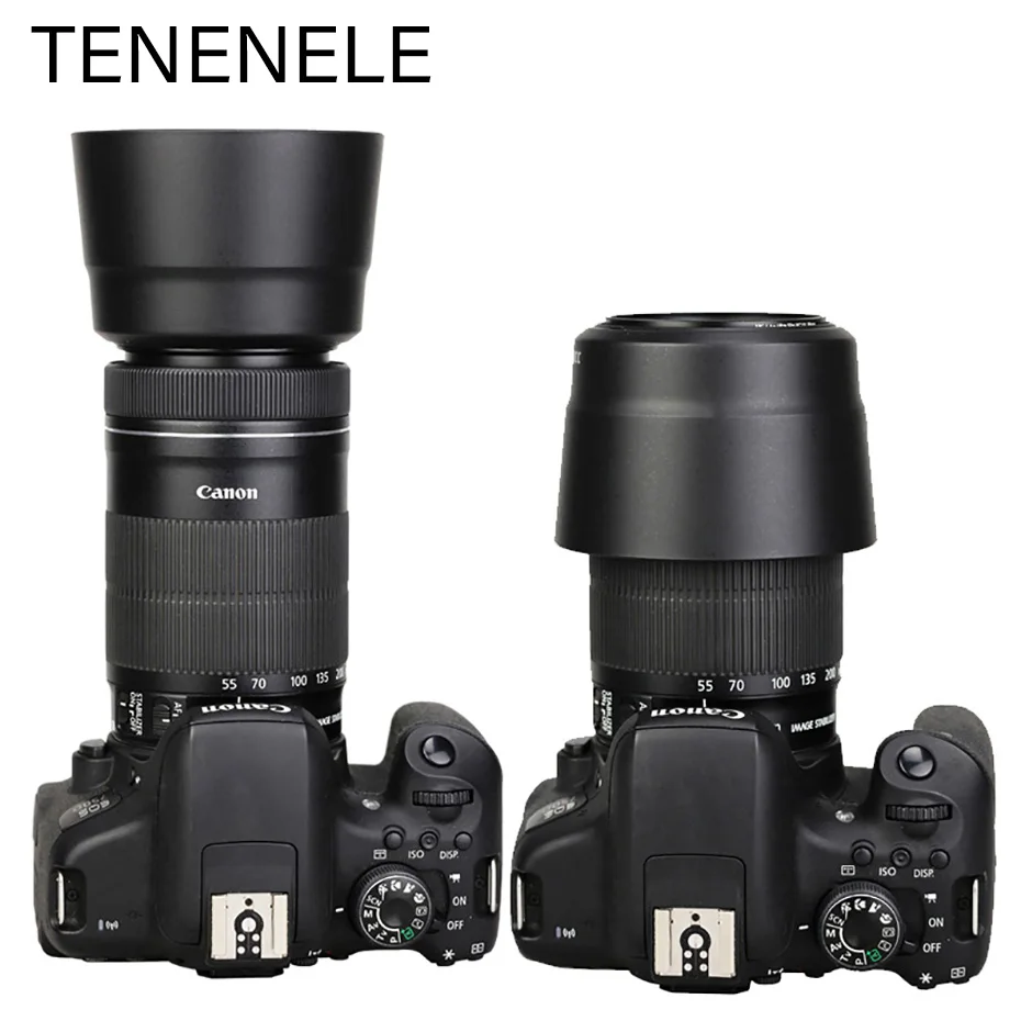 ET 63 бленда объектива камеры аксессуары для Canon EF S 55 250 мм F/4 5.6 IS STM байонетное