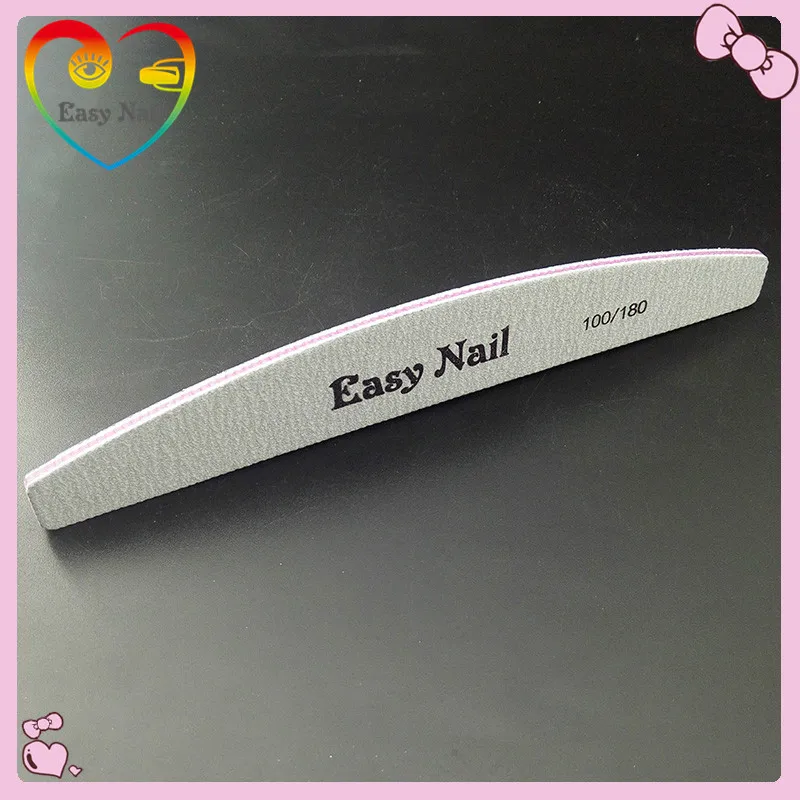 EasyNail 5 шт./лот пилочки для ногтей Zebra моющиеся двухсторонние наждачные 100/180 Грит