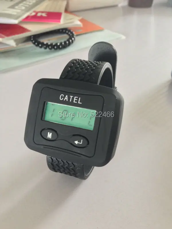 Беспроводной пейджер для часов CE система вызова наручный приемник K-300 работает с